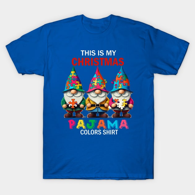 Gnomes. This is my Christmas Pajama Colors shirt. Gnomies T-Shirt by albaley